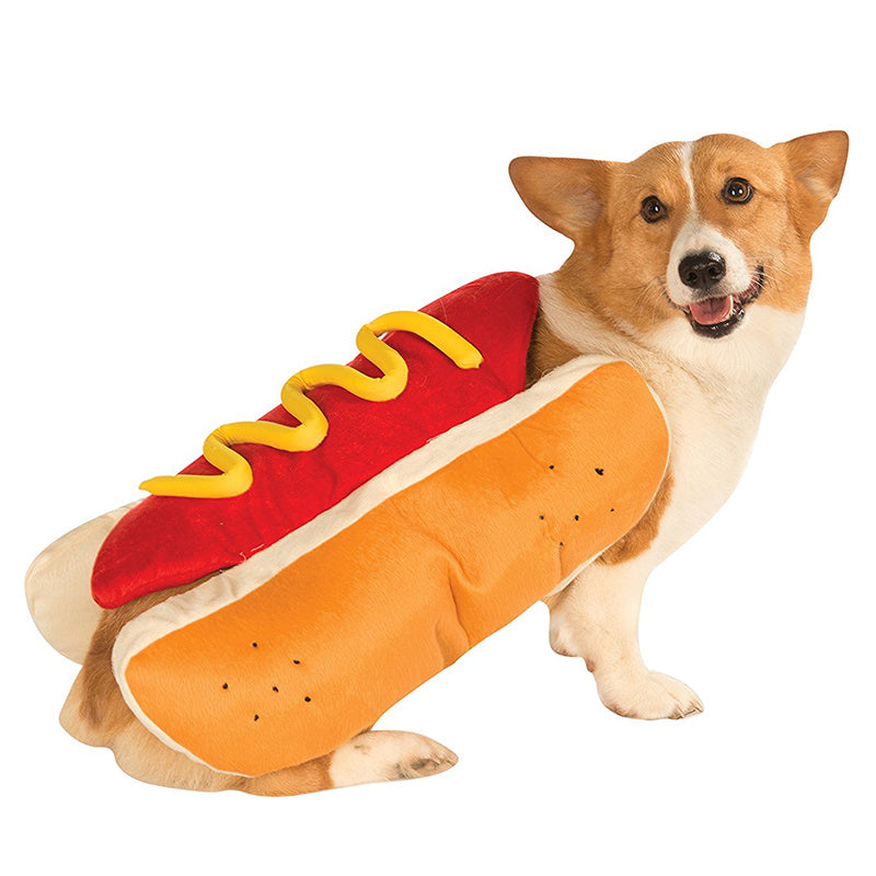 Funny  Costumes For Dogs  Hot Dog