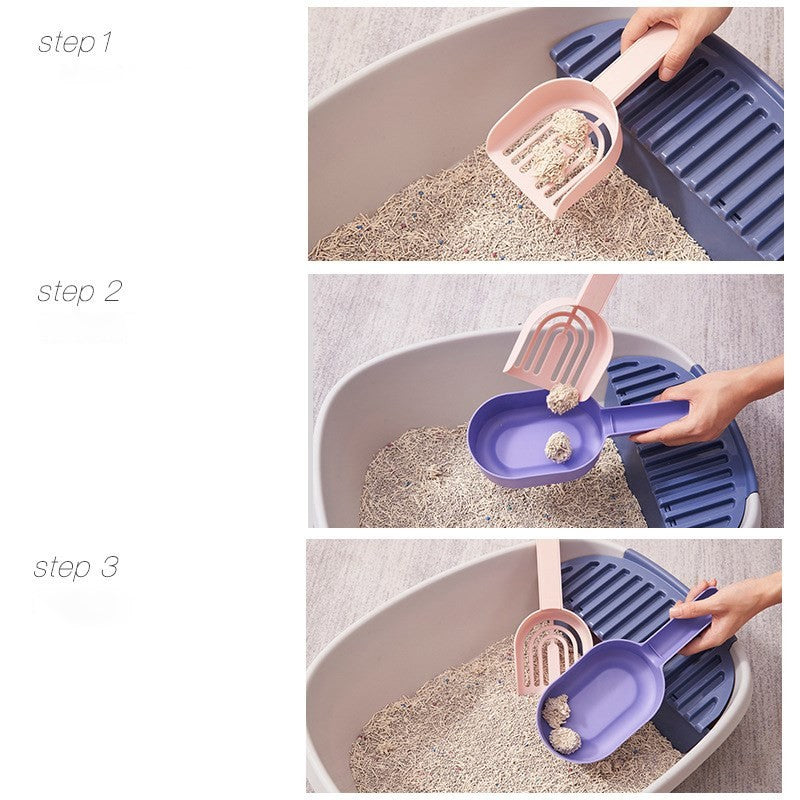 Cat Litter Scoop Self-cleaning Shovel