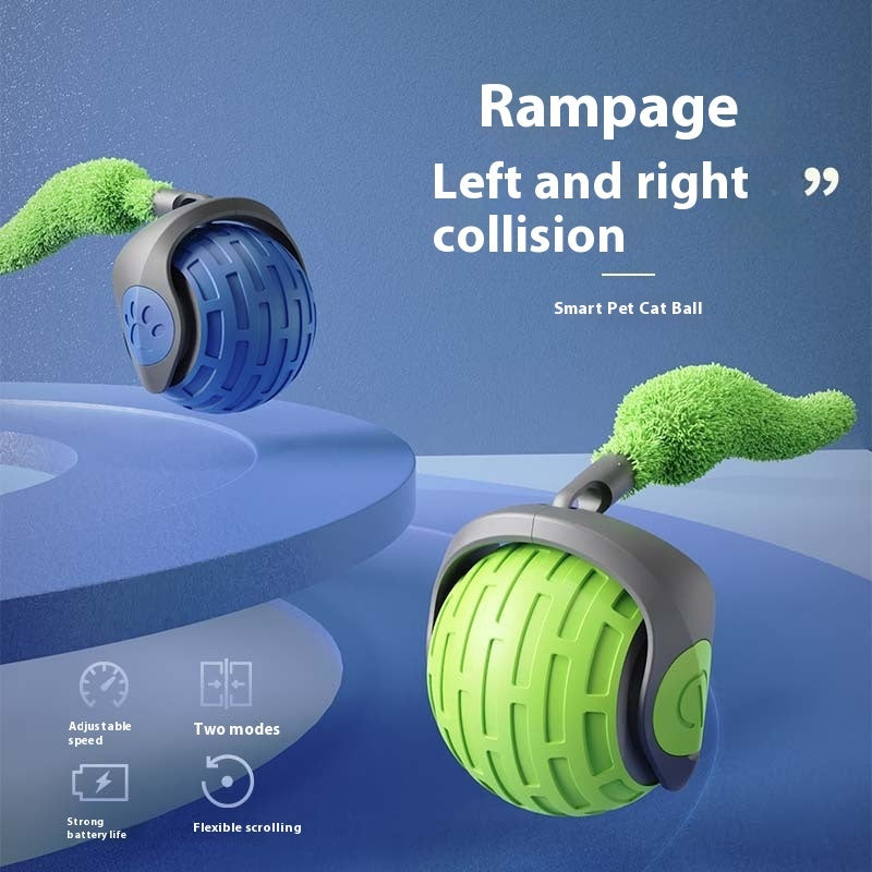 New Interactive Cat Toys Ball Auto Electric Rolling Ball USB
