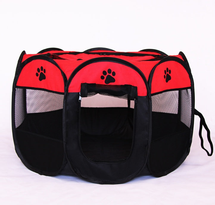 Folding Octagonal Cat And Dog Kennel