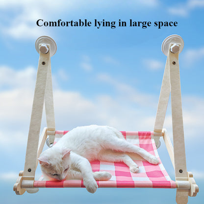 Durable Wooden Cats Hammock