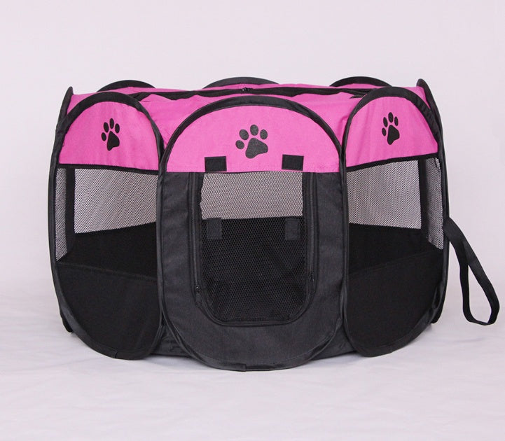 Folding Octagonal Cat And Dog Kennel
