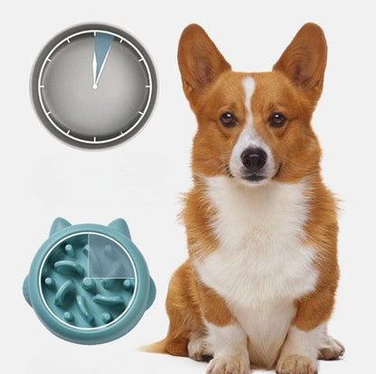 Dog Cat Slow Feeder Bowls