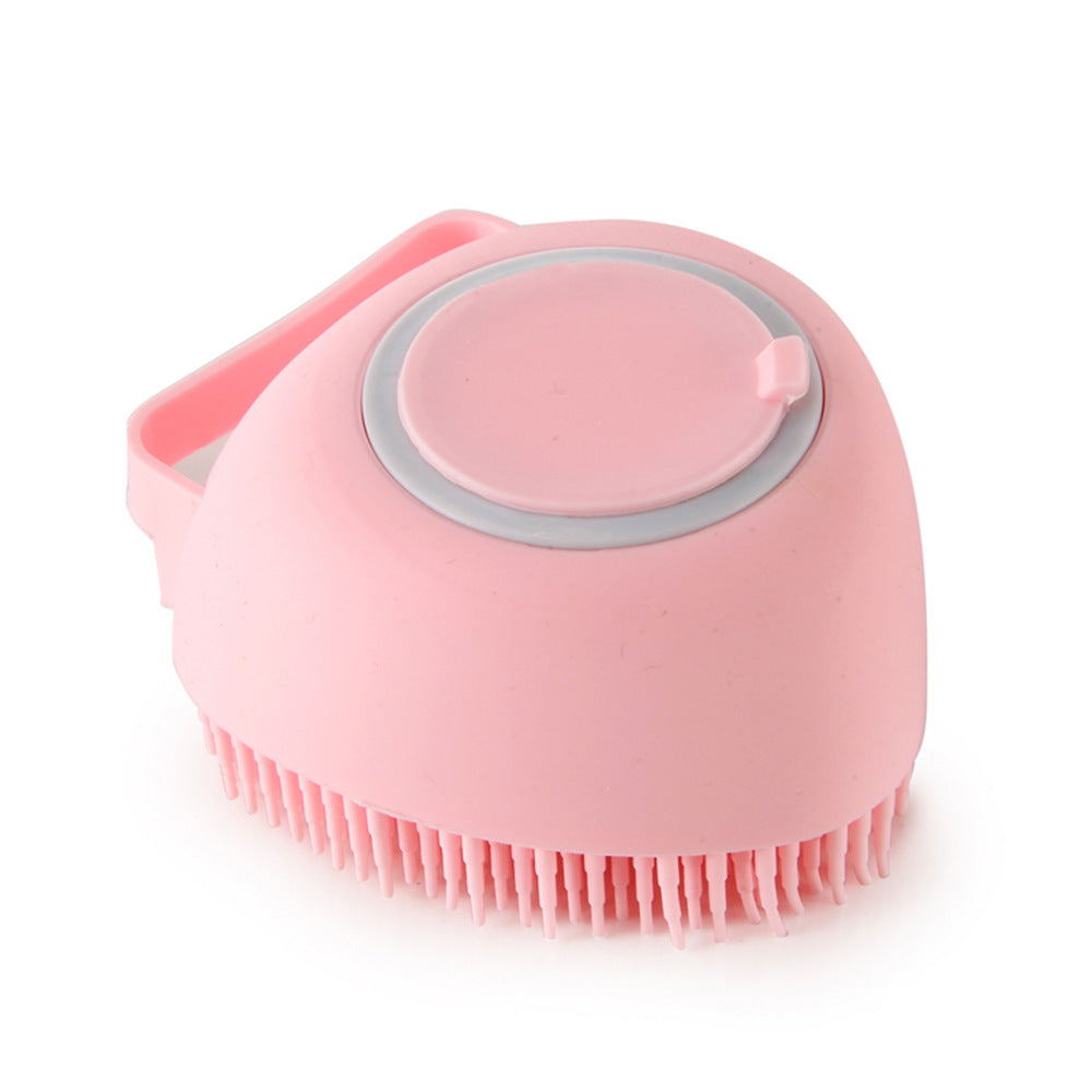 Silicone Dog Bath Massage Shampoo Cleaning Brush