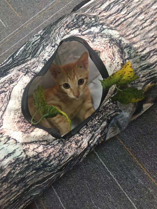 Tree Pattern Tunnel  Pets Toys