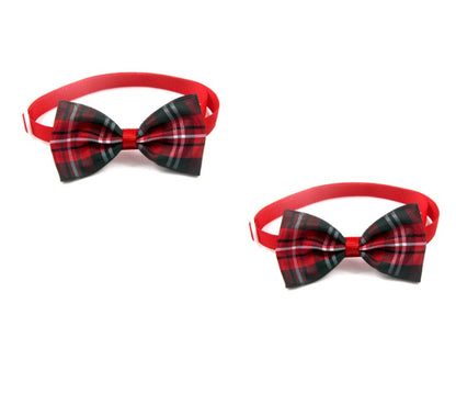 Plaid Tie Cat Dog