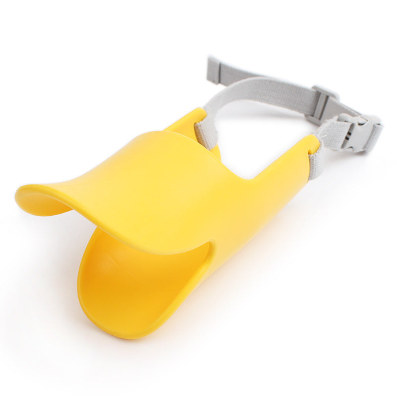 Dog Muzzle Silicone Mask Duck Muzzle