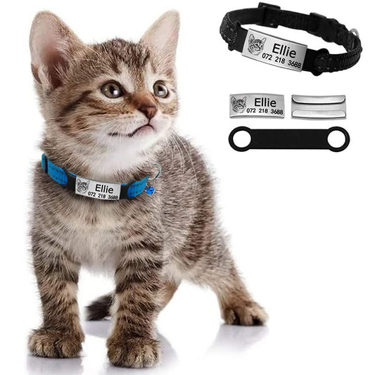 Pet Tag Lettering Dog Collar Bell