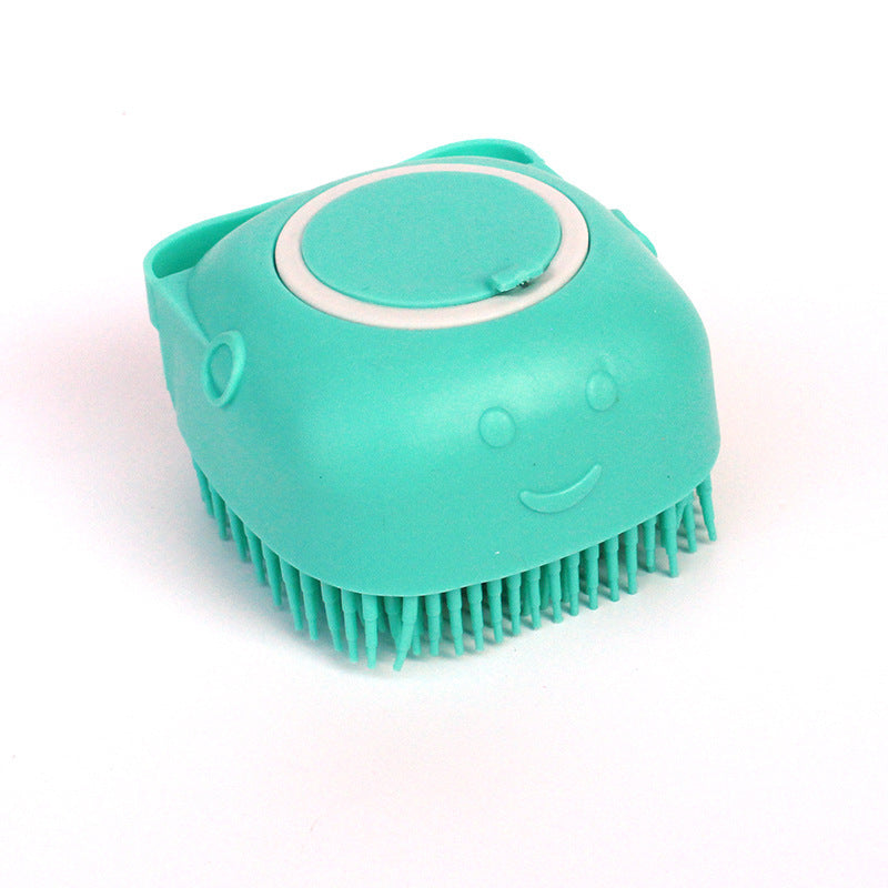 Silicone Dog Bath Massage Shampoo Cleaning Brush