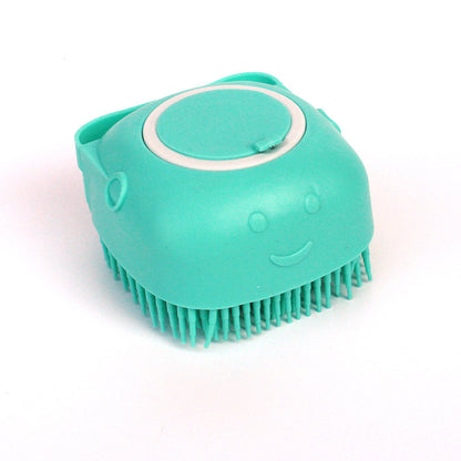 Silicone Dog Bath Massage Shampoo Cleaning Brush