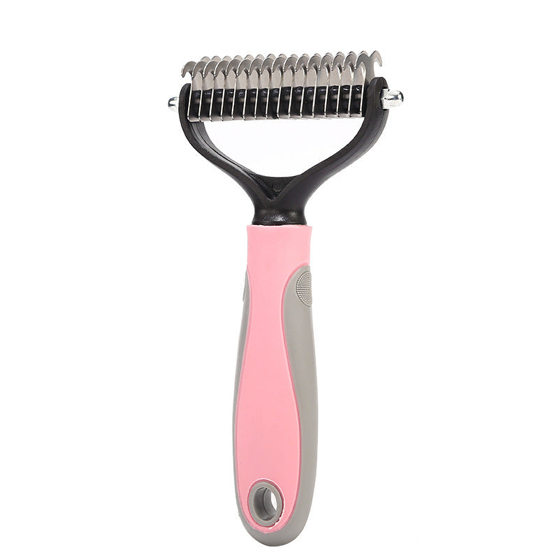 Stainless Double-sided Pet Brush Hair Removal Comb  Dematting