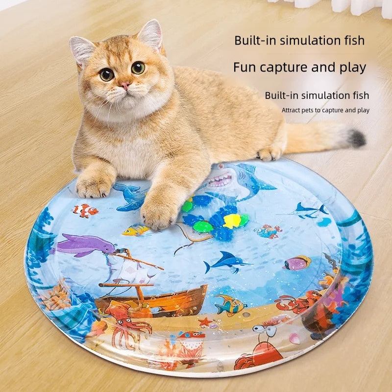 Summer Cooling Pet Water Bed Cushion / Sleeping Square Mat
