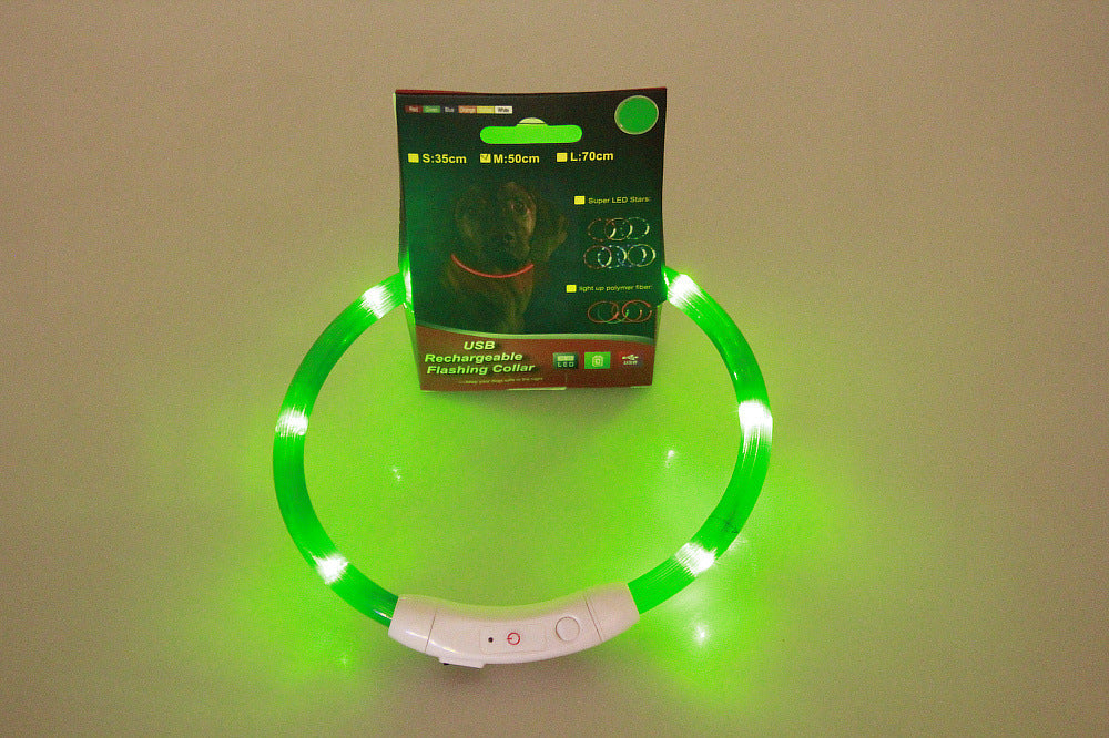 Flashing Collar USB Rechargeable