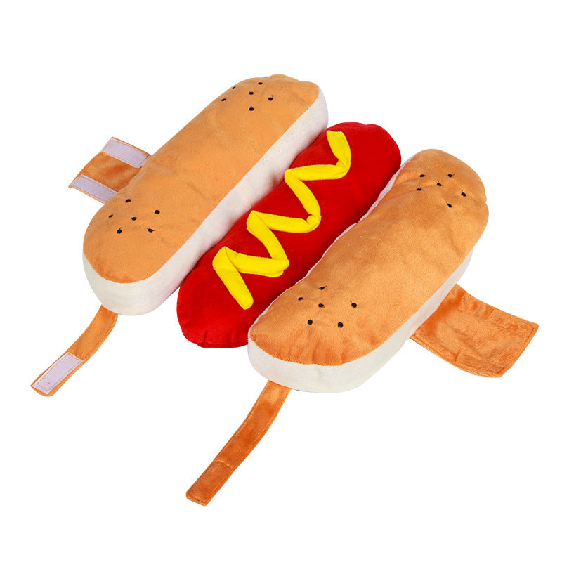 Funny  Costumes For Dogs  Hot Dog