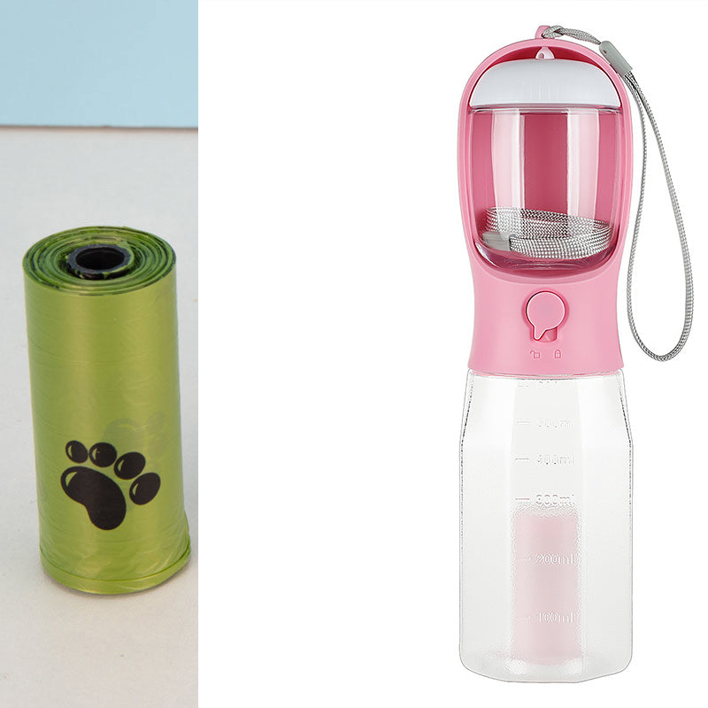 3 In 1 Leak-proof Multifunctional Dog Water Bottle Pet Products