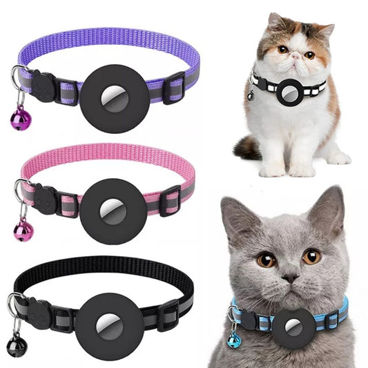 Reflective  Waterproof  Collar For Airtag Cat/Small Dog