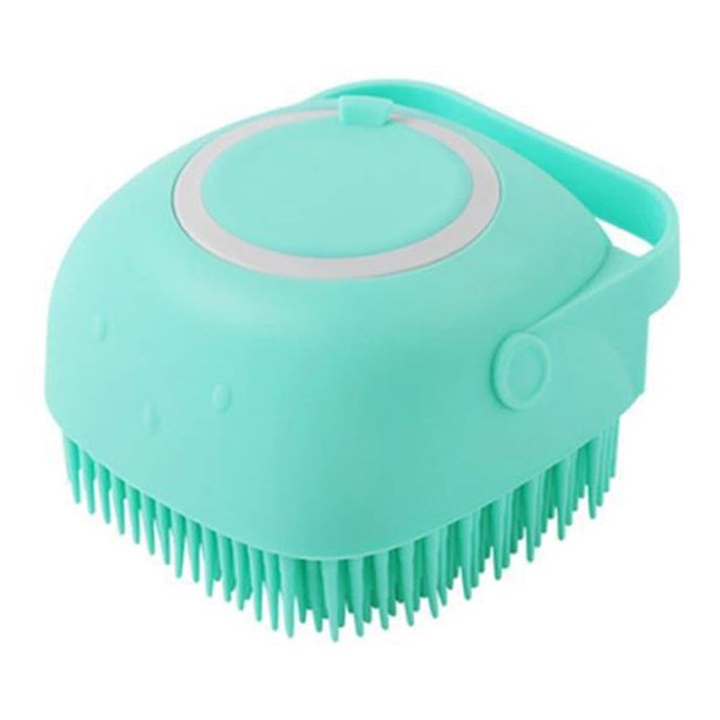 Silicone Dog Bath Massage Shampoo Cleaning Brush