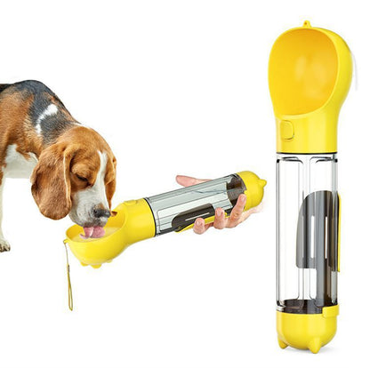 3 In 1 Poop Dispenser Puppy Pet Travel Drinking Bowls