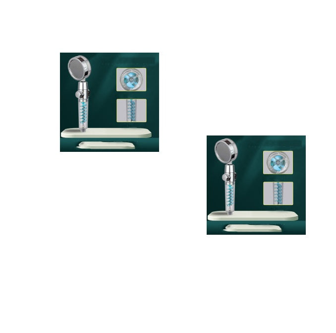 Supercharged Shower Head Twin-turbo