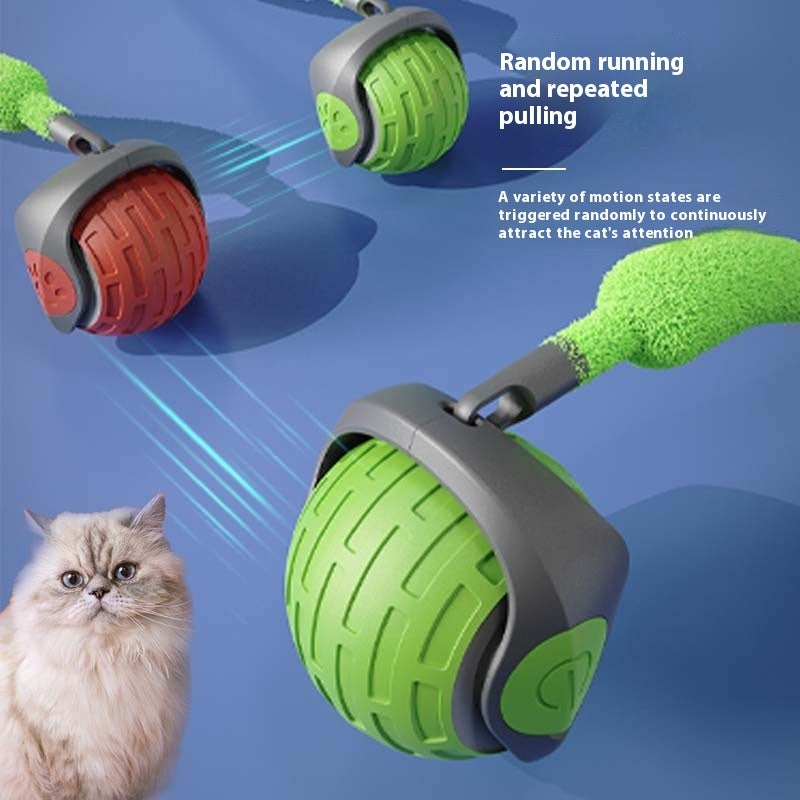 New Interactive Cat Toys Ball Auto Electric Rolling Ball USB