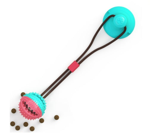 Silicon Suction Cup Tug Interactive Dog Ball