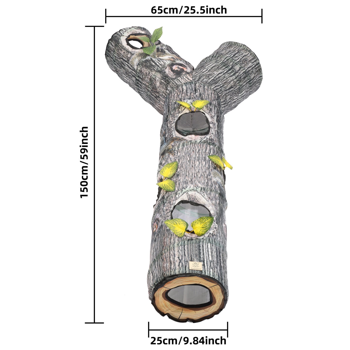 Tree Pattern Tunnel  Pets Toys