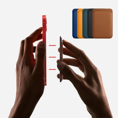 Magnetic Luxury Leather Card Holder Wallet