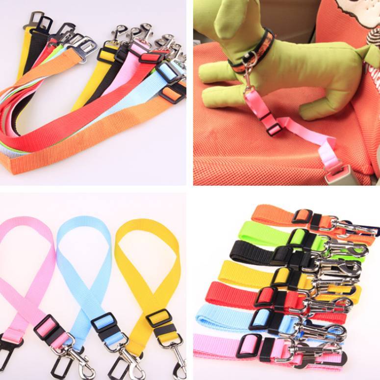 Fixed Strap Polyester Dog Seat Belt Restraint
