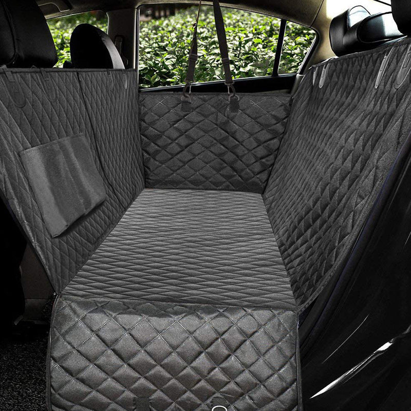 Pet Carrier Hammock Seat Protector With Zipper And Pocket