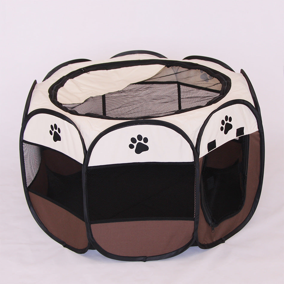 Folding Octagonal Cat And Dog Kennel