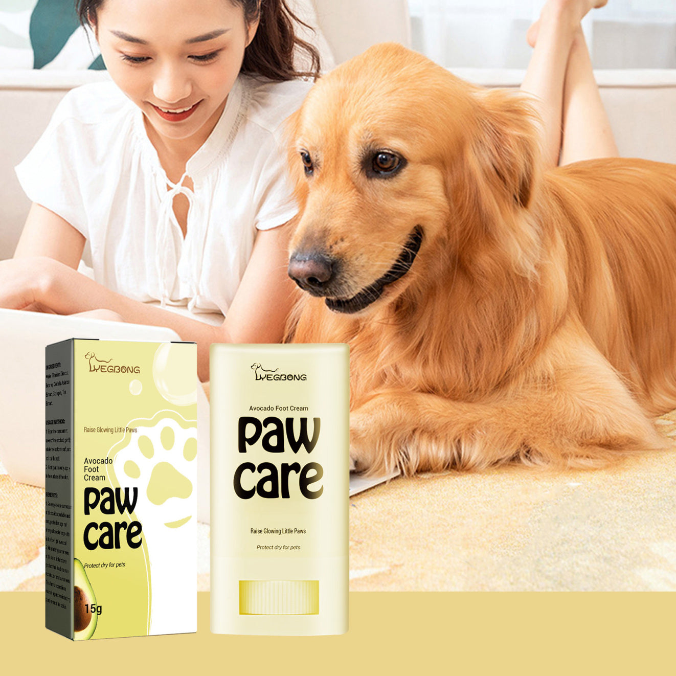 Avocado Foot Balm Pet Cat & Dog Foot Cleansing Care, Moisturizing And Crack-proof Care