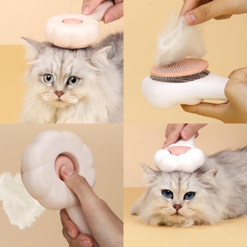 Pet Massage Hair Removal Comb, Paw Shaped Pet Grooming Brush,