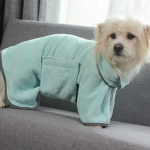 Quick-drying Pet Absorbent Bathrobe Towel