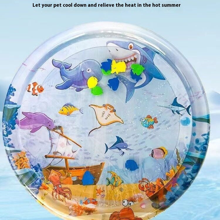 Summer Cooling Pet Water Bed Cushion / Sleeping Square Mat