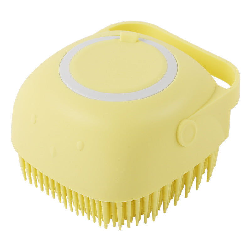 Silicone Dog Bath Massage Shampoo Cleaning Brush