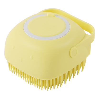 Silicone Dog Bath Massage Shampoo Cleaning Brush