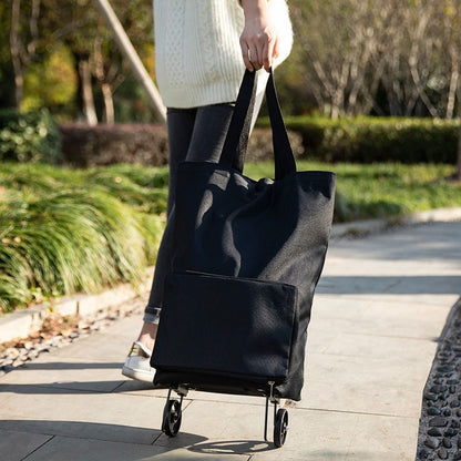 Hand-pulled Shopping Cart Folding  Handbag