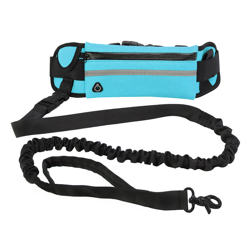 Hands Free Dog Leash And Training Belt With Shock Absorbing Bungee/Up to 180 lbs