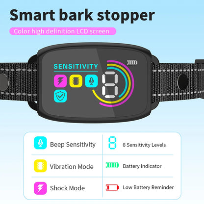 Smart Automatic Rechargeable Anti Barking Dog Collar