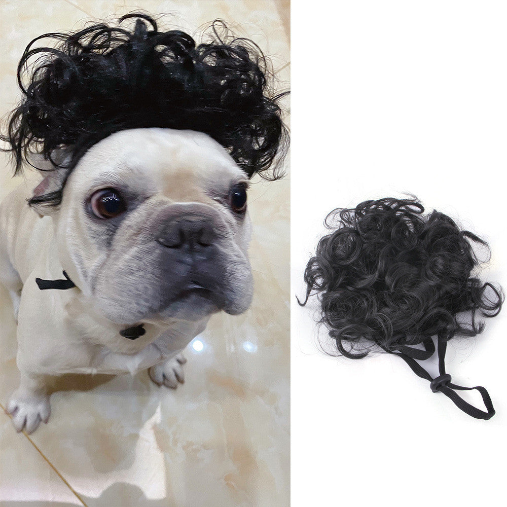 Halloween Christmas Pet Wig Pet Hair Accessories