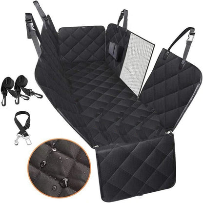 Pet Carrier Hammock Seat Protector With Zipper And Pocket