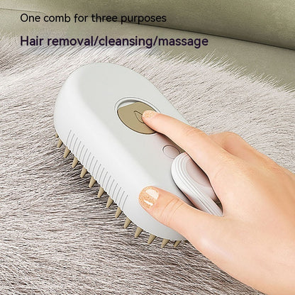 3 In 1 Electric Spray Cat Hair Brushes For Massage Pet Grooming