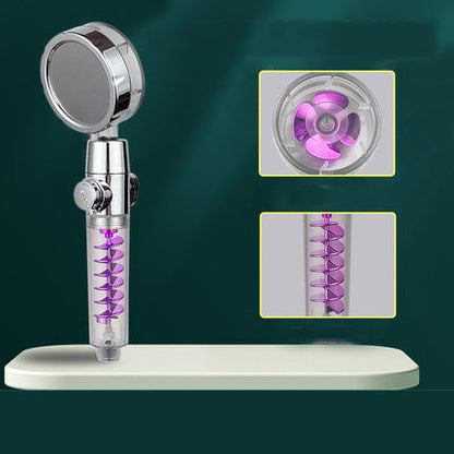 Supercharged Shower Head Twin-turbo