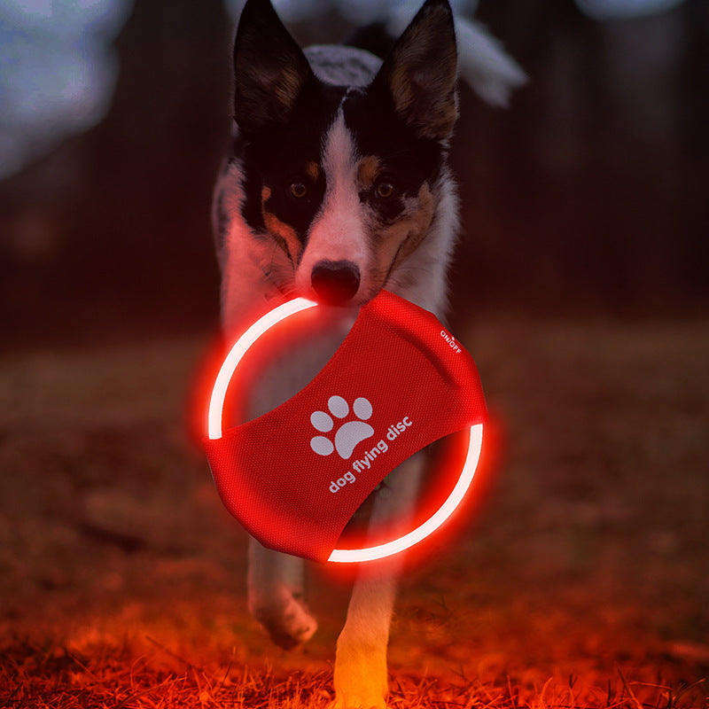 Flying Discs Dog Toy. LED