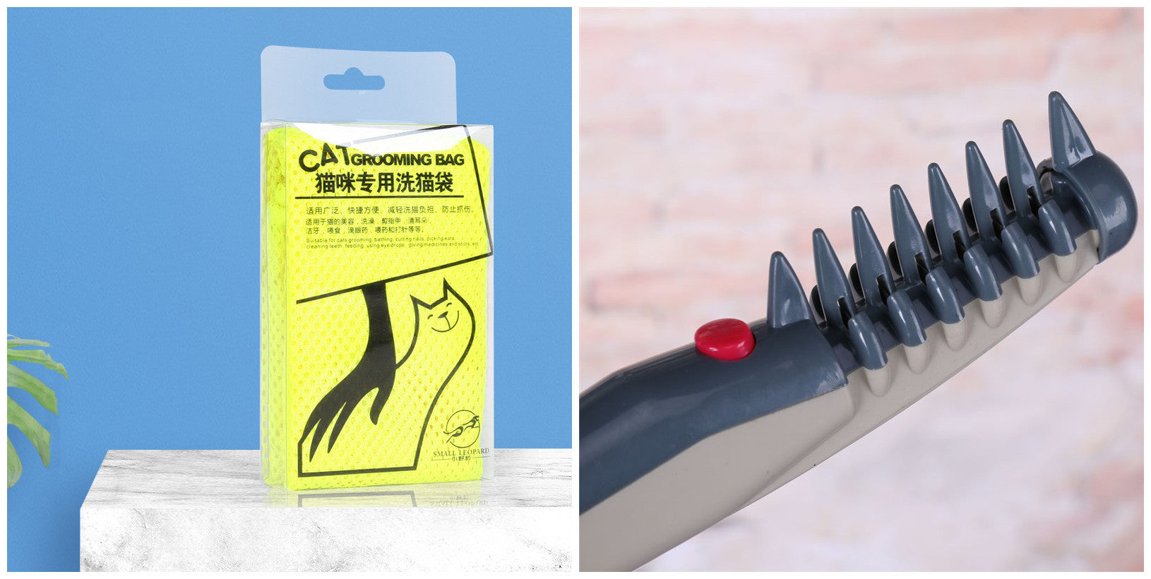 Cat Anti-scratch Bite Pet Nail Clipper/Bath Cat Bag