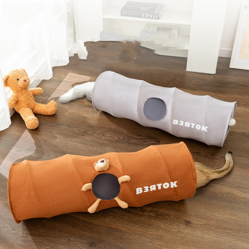Cat Tunnel Straight Foldable Toy