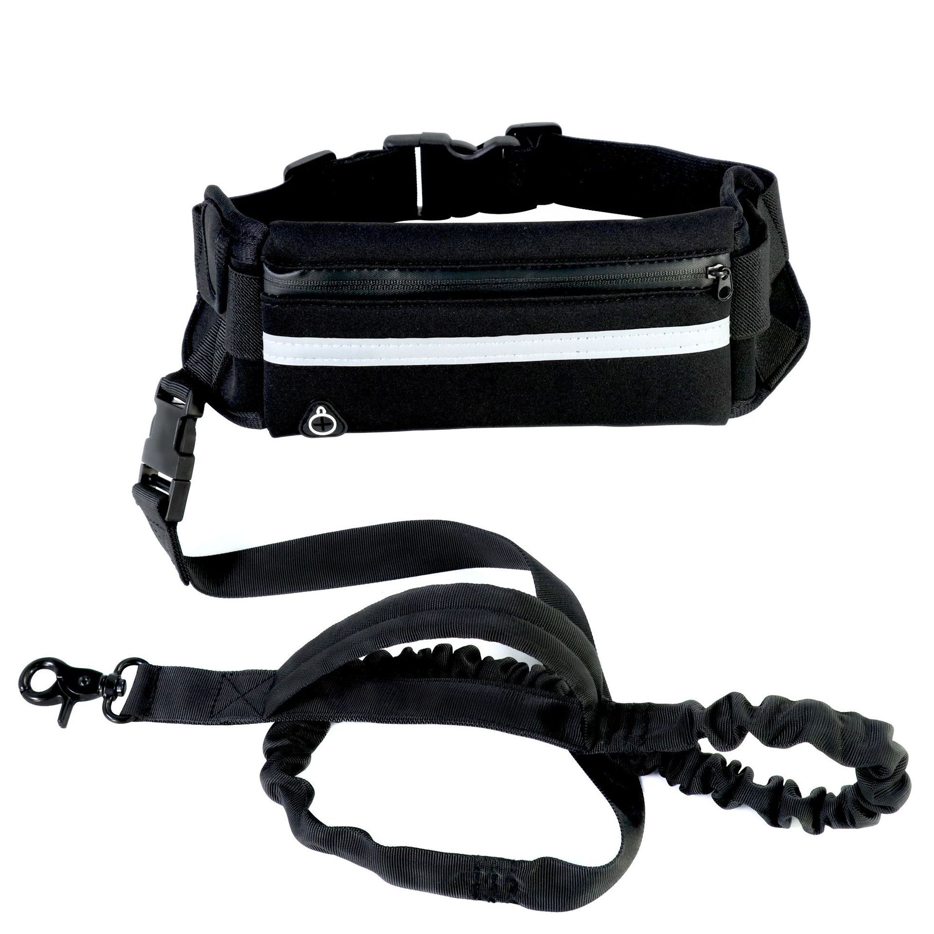 Hands Free Dog Leash And Training Belt With Shock Absorbing Bungee/Up to 180 lbs