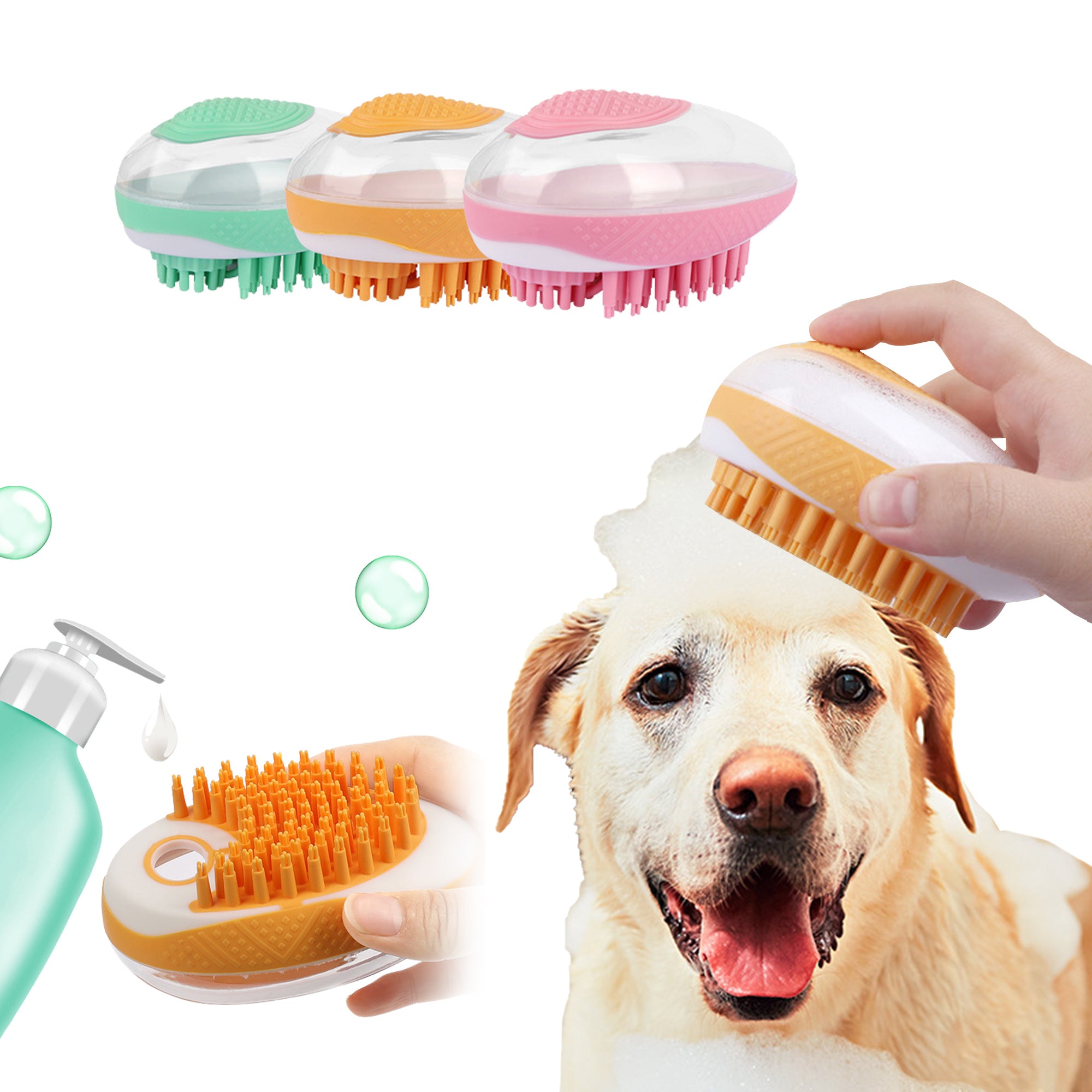 Dog/Cat Soft Silicone Bath Brush