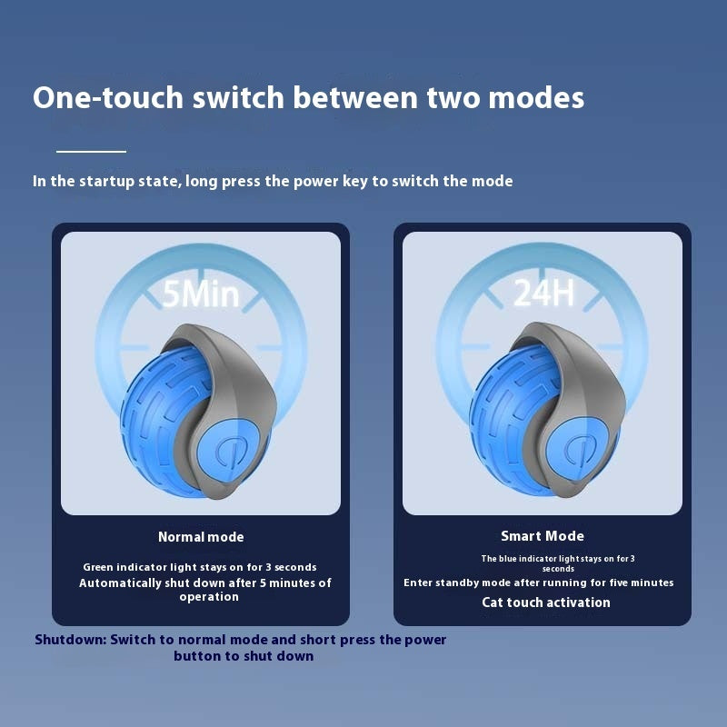 New Interactive Cat Toys Ball Auto Electric Rolling Ball USB