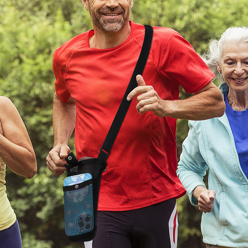 Beach Bottle Bag Water Bottle Sling/Dog Water Bottle Sleeve For Sports Gym Hiking Camping Walking